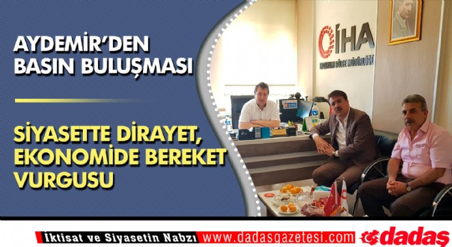 Aydemir’den basın buluşması 